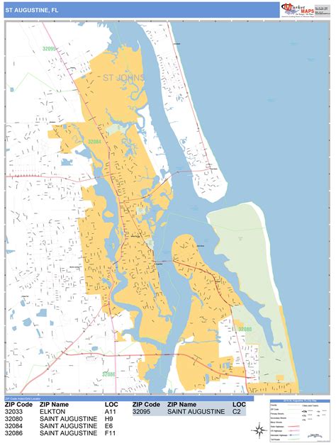 Training and certification options for MAP Map of St. Augustine Florida